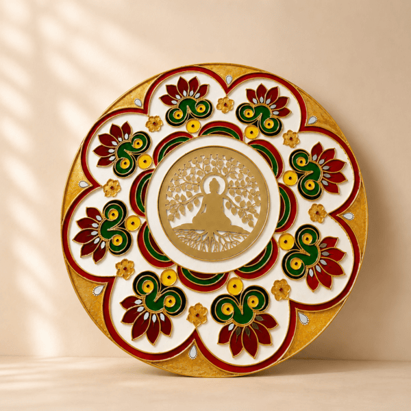 Kalasakhi Buddha Tree of Life Mandala Wall Decor