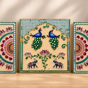Royal Peacock & Elephant