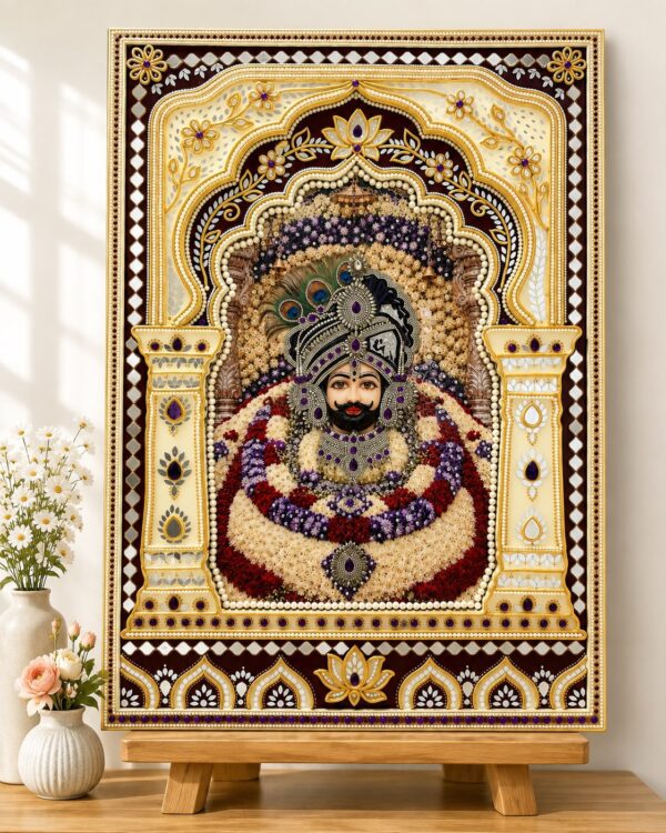 Handcrafted Kahatu Shyam Wall Art