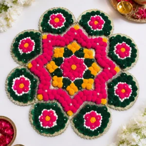 Kalasakhi Handcrafted Rangoli Floor Decor